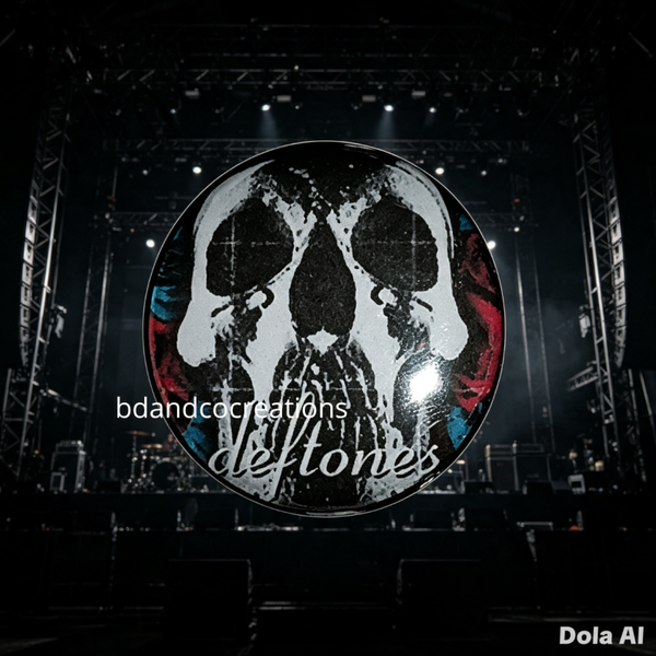 🐴 Badges Deftones — Poney Blanc & Rock Alternatif