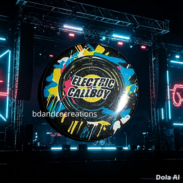 ⚡ Badges Electric Callboy — Métal Électro & Énergie Pure