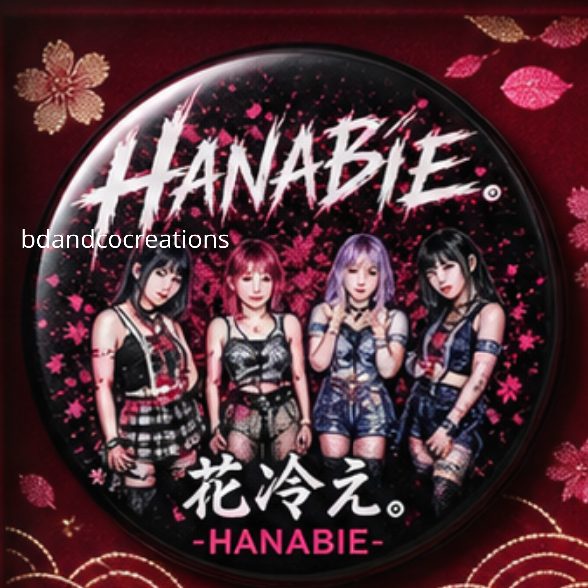 🎀 Badges HANABIE. — Esthétique Harajuku & Métal Explosif