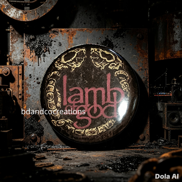 🐏 Badges Lamb of God — Puissance Pure American Metal