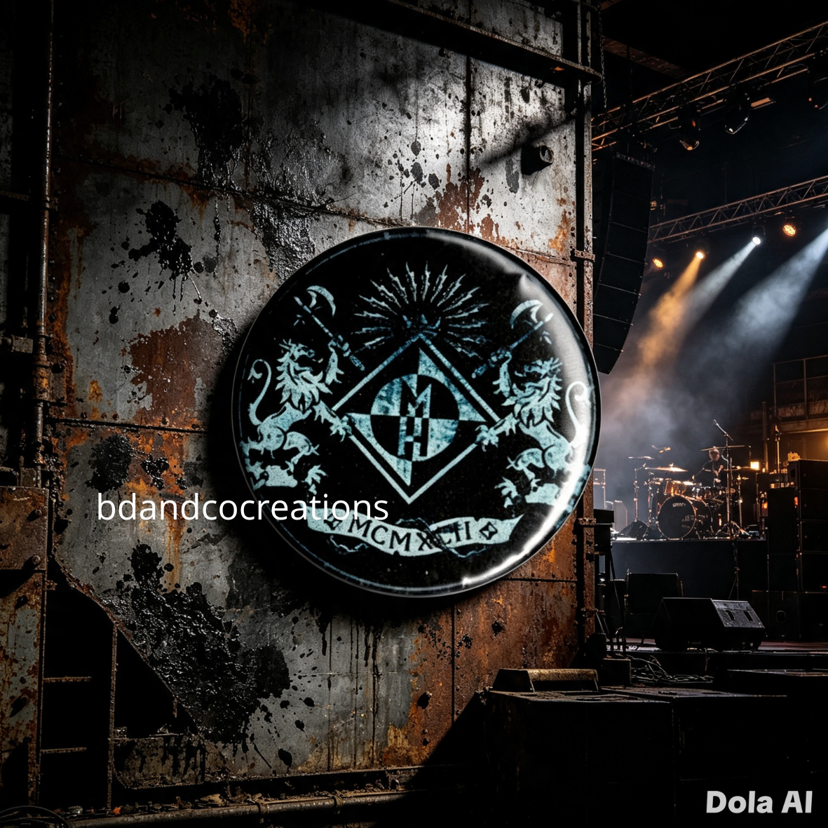 🔥 Badges Machine Head — Puissance Thrash & Groove Metal — Fabrication Artisanale