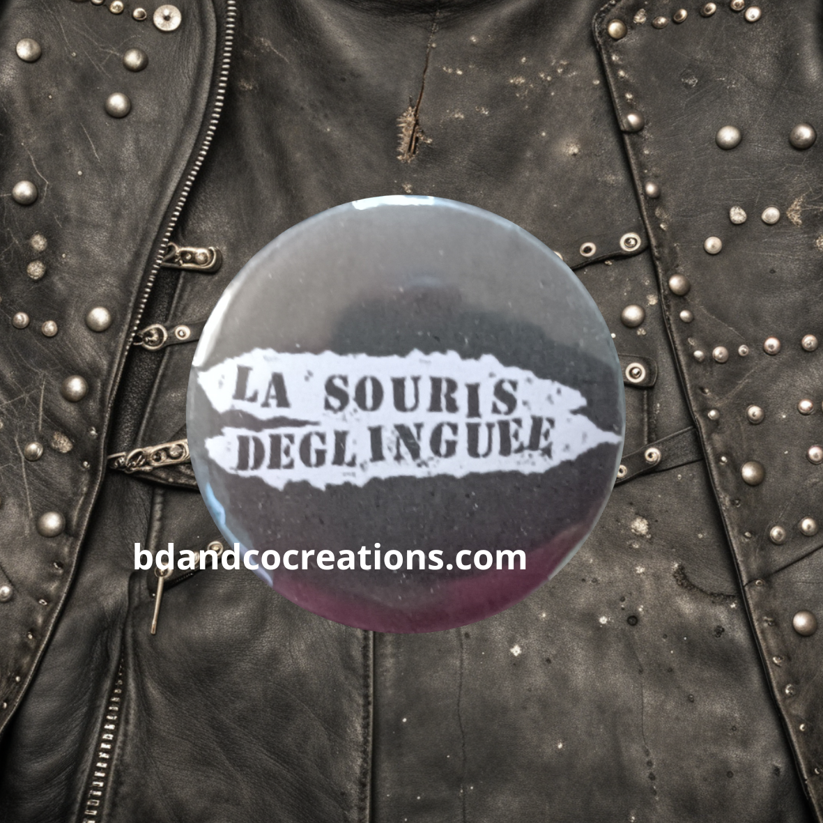 Goodies Punk Rock & Good Vibes Contestataires faits main (32 mm)