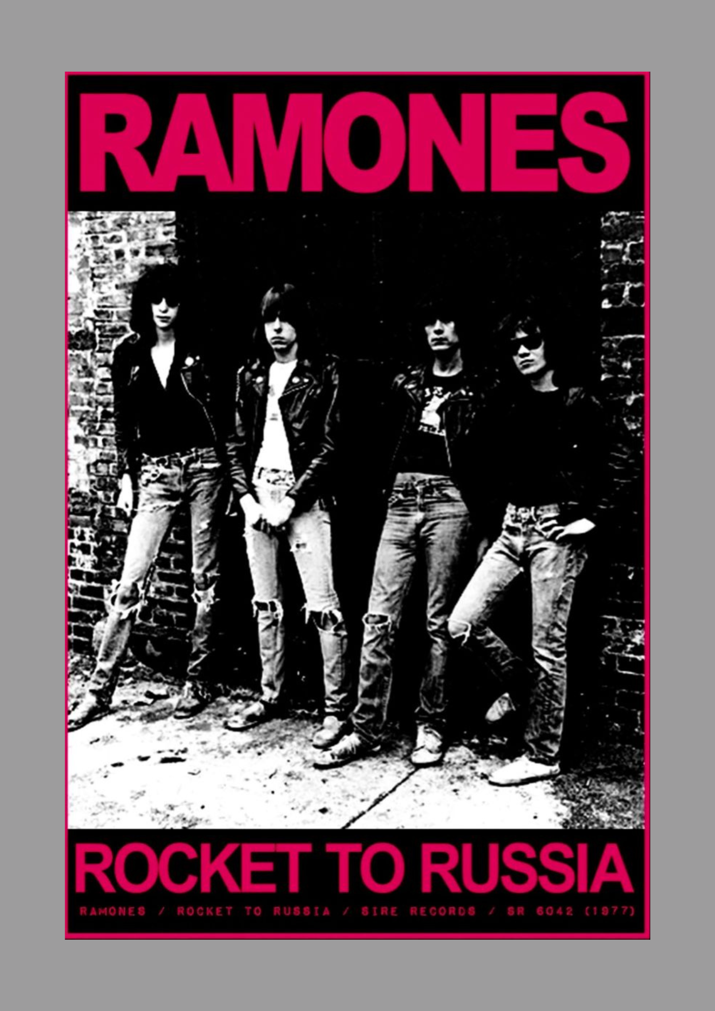 Affiche Ramones Pop Art | Poster Groupe Punk Rock & Décoration Murale