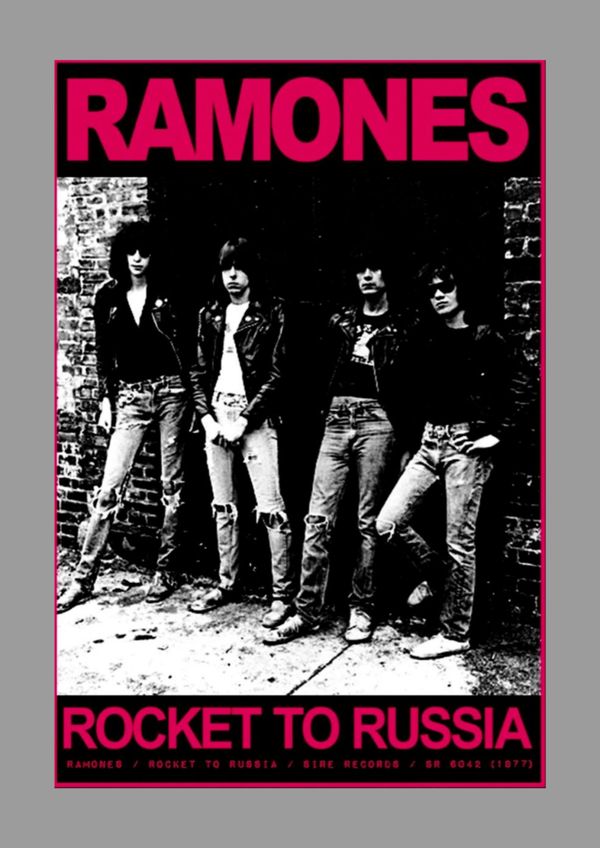 Affiche Ramones Pop Art | Poster Groupe Punk Rock & Décoration Murale