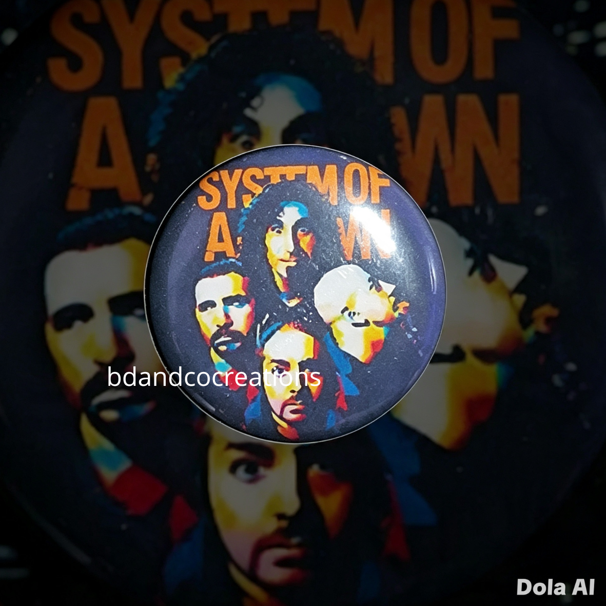 ✊ Badges SOAD — Main Rouge & Énergie Arménienne