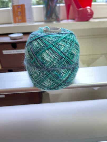 Handgesponnen BFL/Zijde Garen - Single Ply