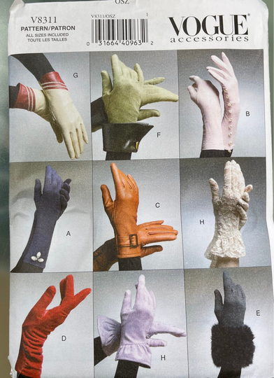 Vogue accessoires V8311 Alle maten