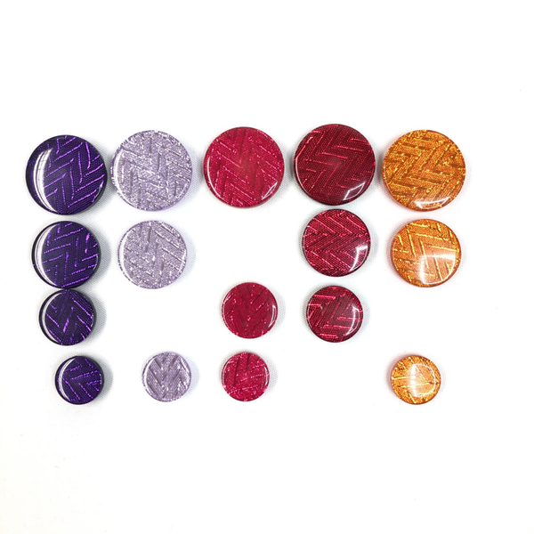 Prachtige knopen met zigzag motief