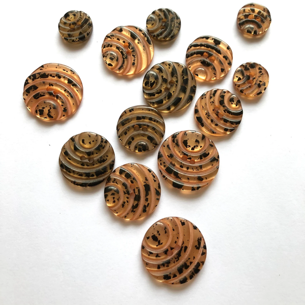 Knopen mix donker zalm en tauperoze