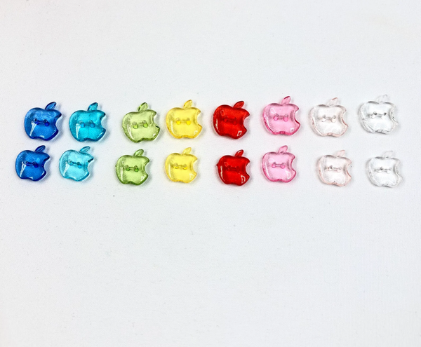 Doorzichtige apple knopen