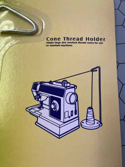 Garenklos houder, draadgeleider voor grote conen
