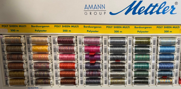 Mettler Poly Sheen Multi Borduurgaren 200 m – 3 kleuren naar keuze