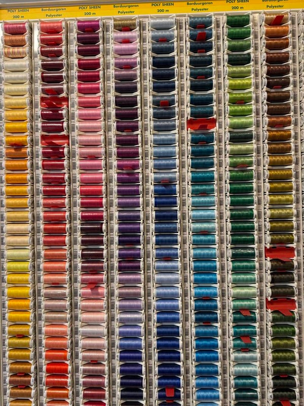 Mettler Poly Sheen Borduurgaren – Kleurnummers kiezen uit voorraad