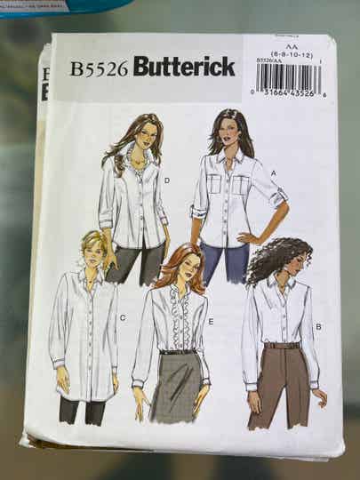 Butterick B5526 (6 - 12) 32 - 38