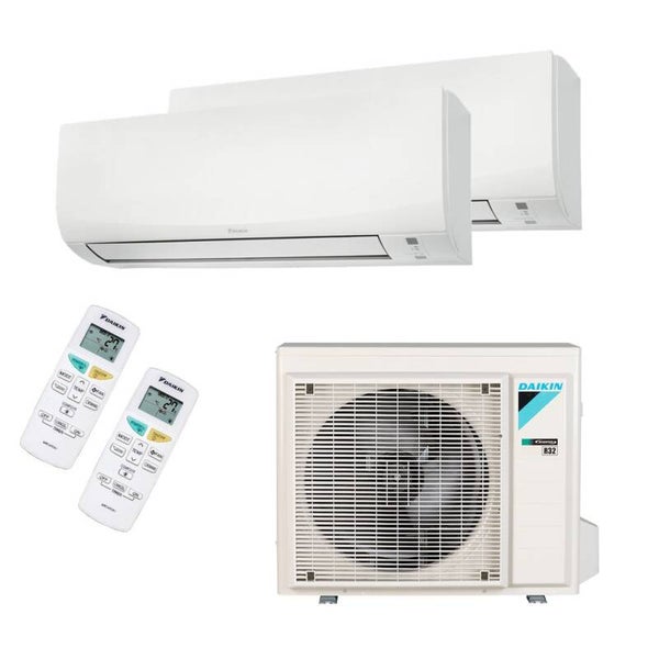 Daikin Duo-Split 4.0 kW Outdoor + 2x 2.5kW CTXF25 SENSIRA INDOOR A++ COOL&HEAT +WiFi Voorbereiding.