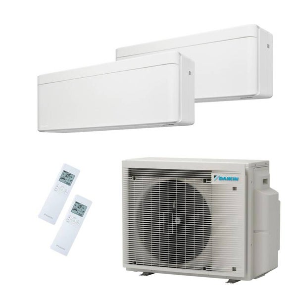 Daikin Duo-Split Stylish Wit 4.0kW Outdoor + 2x2.5 kW Indoor FTXA25AW A+++ R32 + WiFi