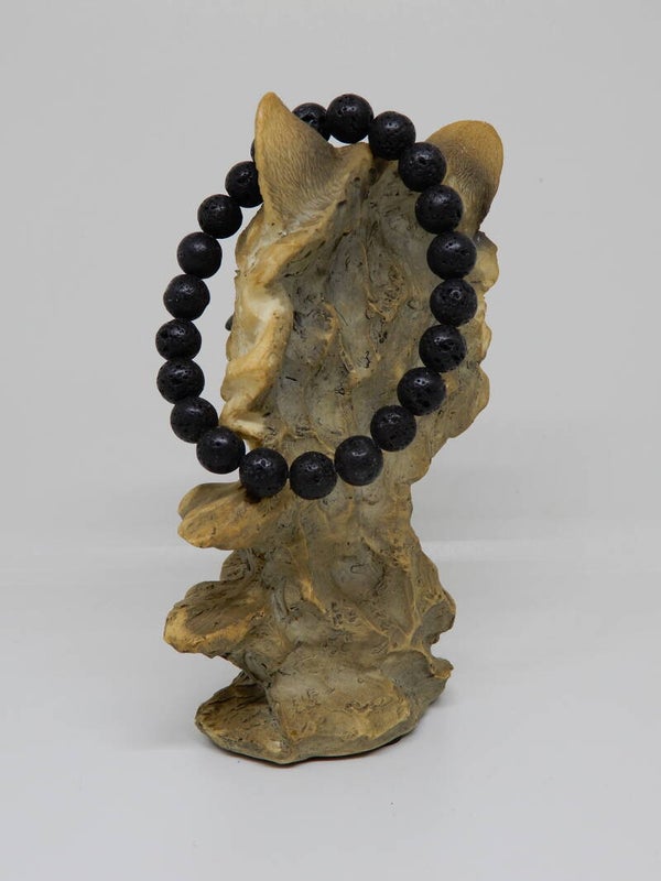 Lavasteen kralen armband