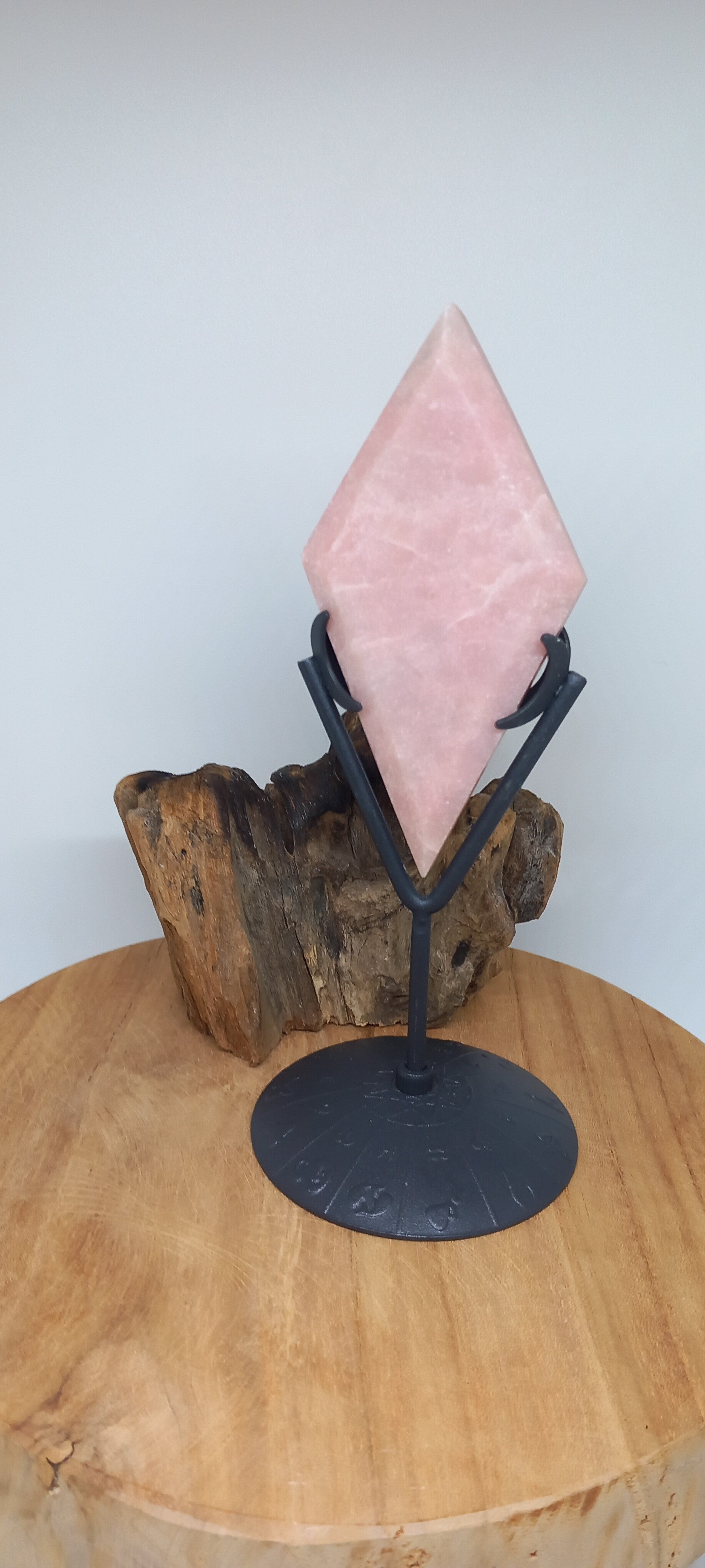 Roze Opaal met standaard