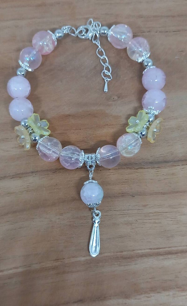 Roze, geel, bedel