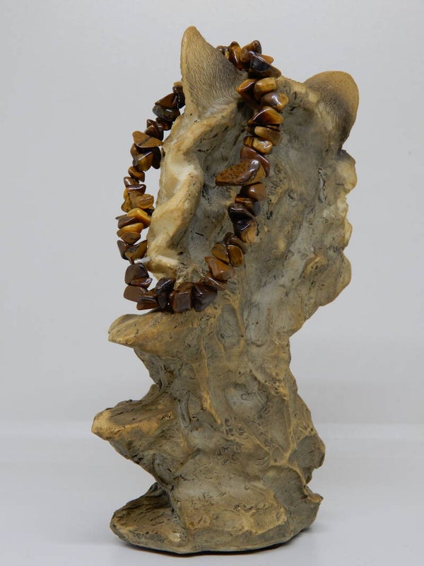 Tijgeroog splitarmband