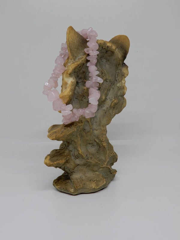 Roze Kwarts splitarmband