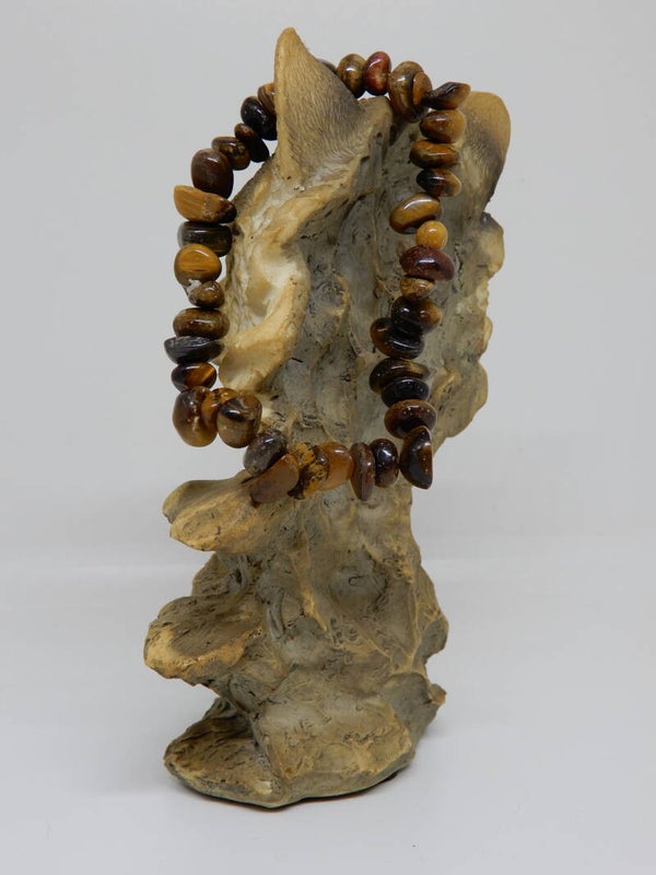 Tijgeroog splitarmband