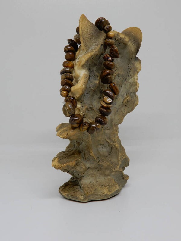 Tijgeroog splitarmband