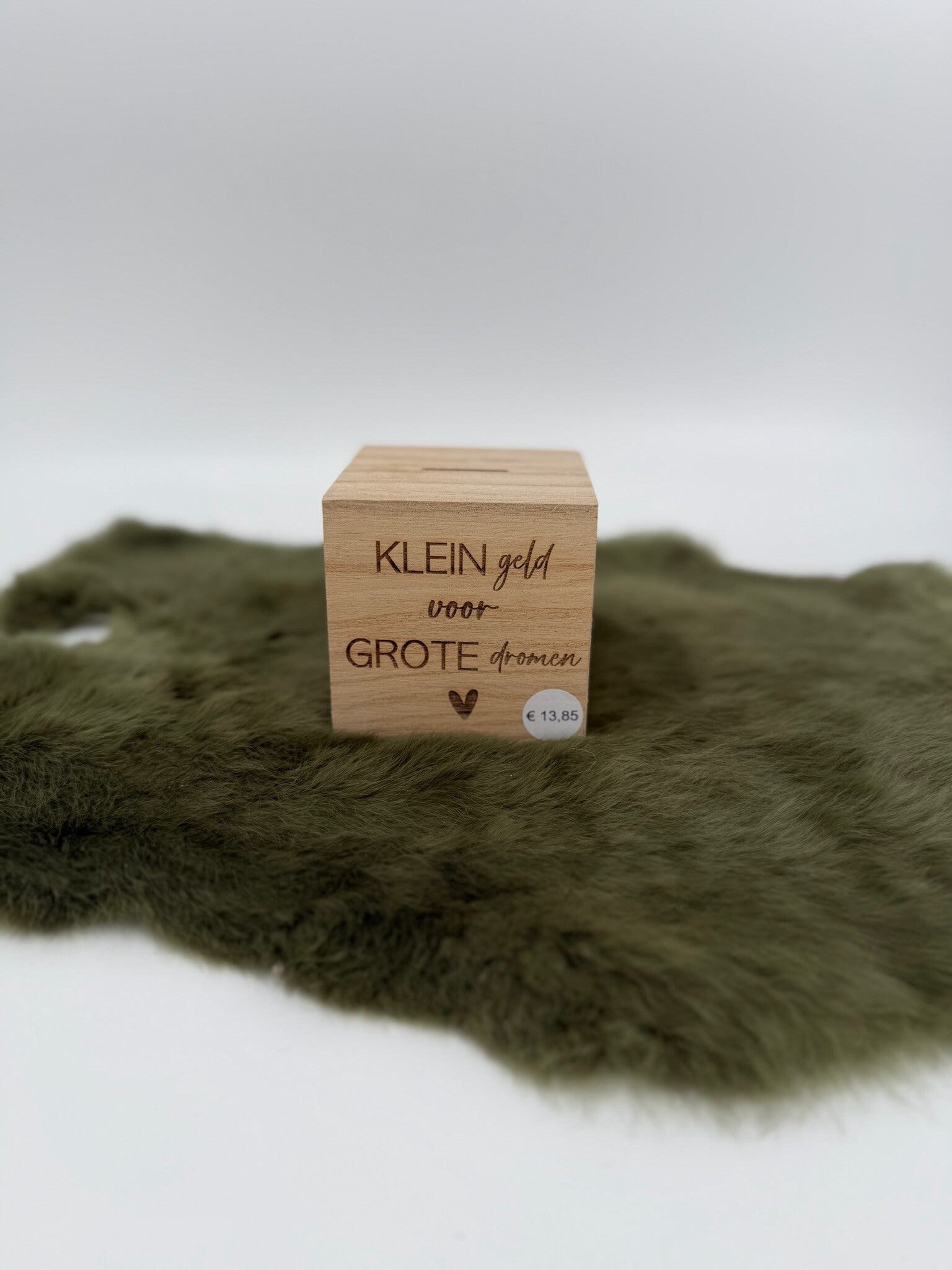 Spaarpot klein geld voor grote centen