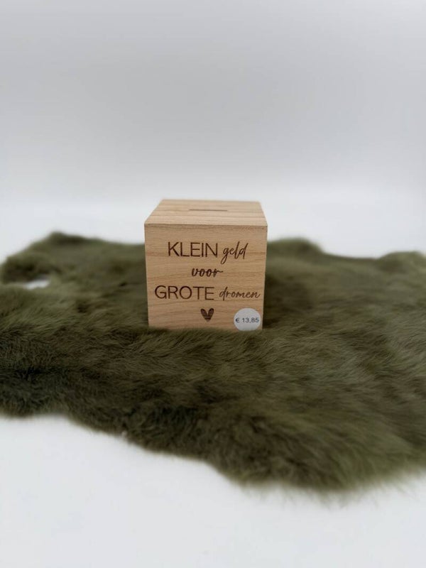 Spaarpot klein geld voor grote centen
