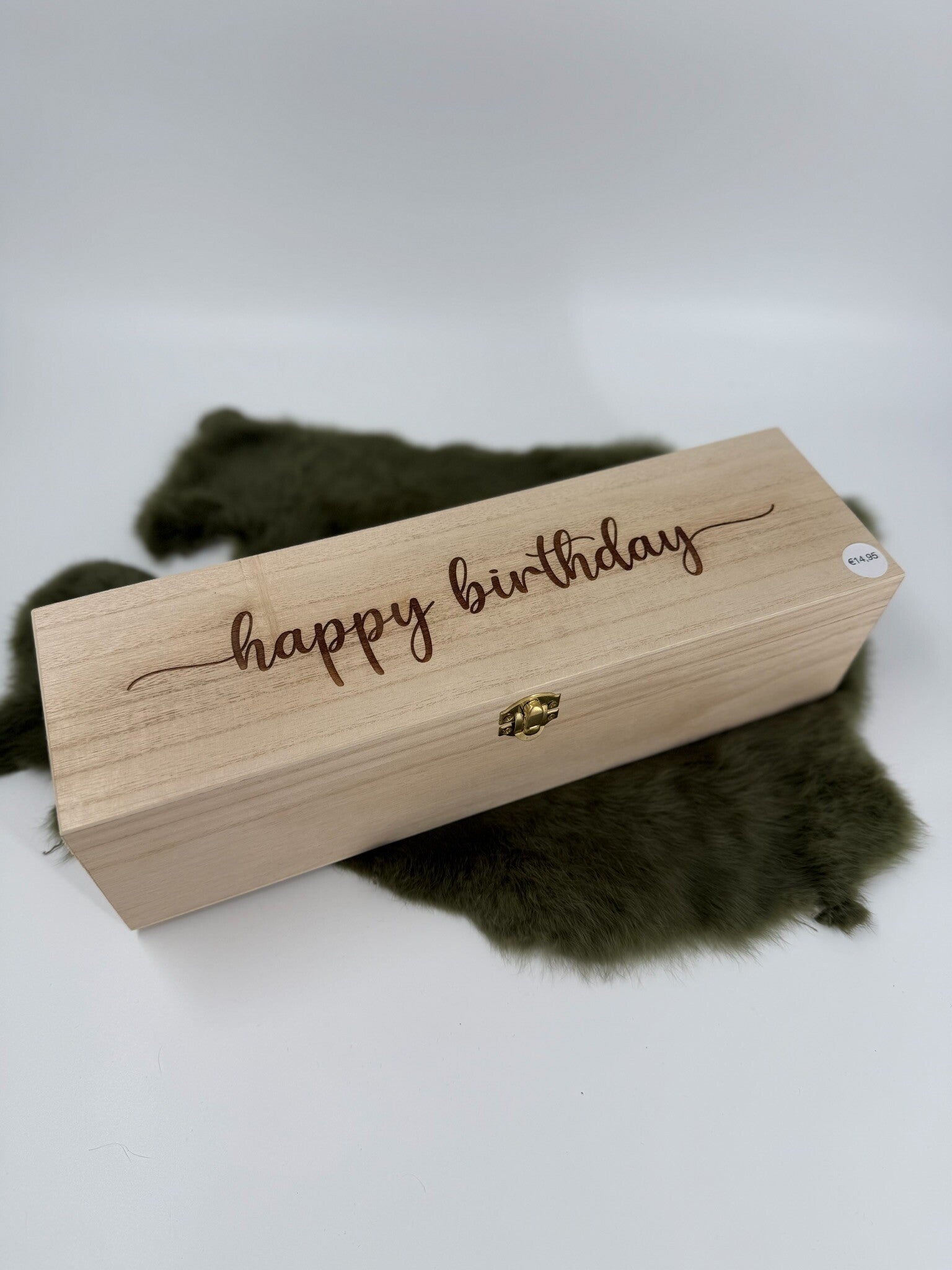 Wijnkist happy birthday