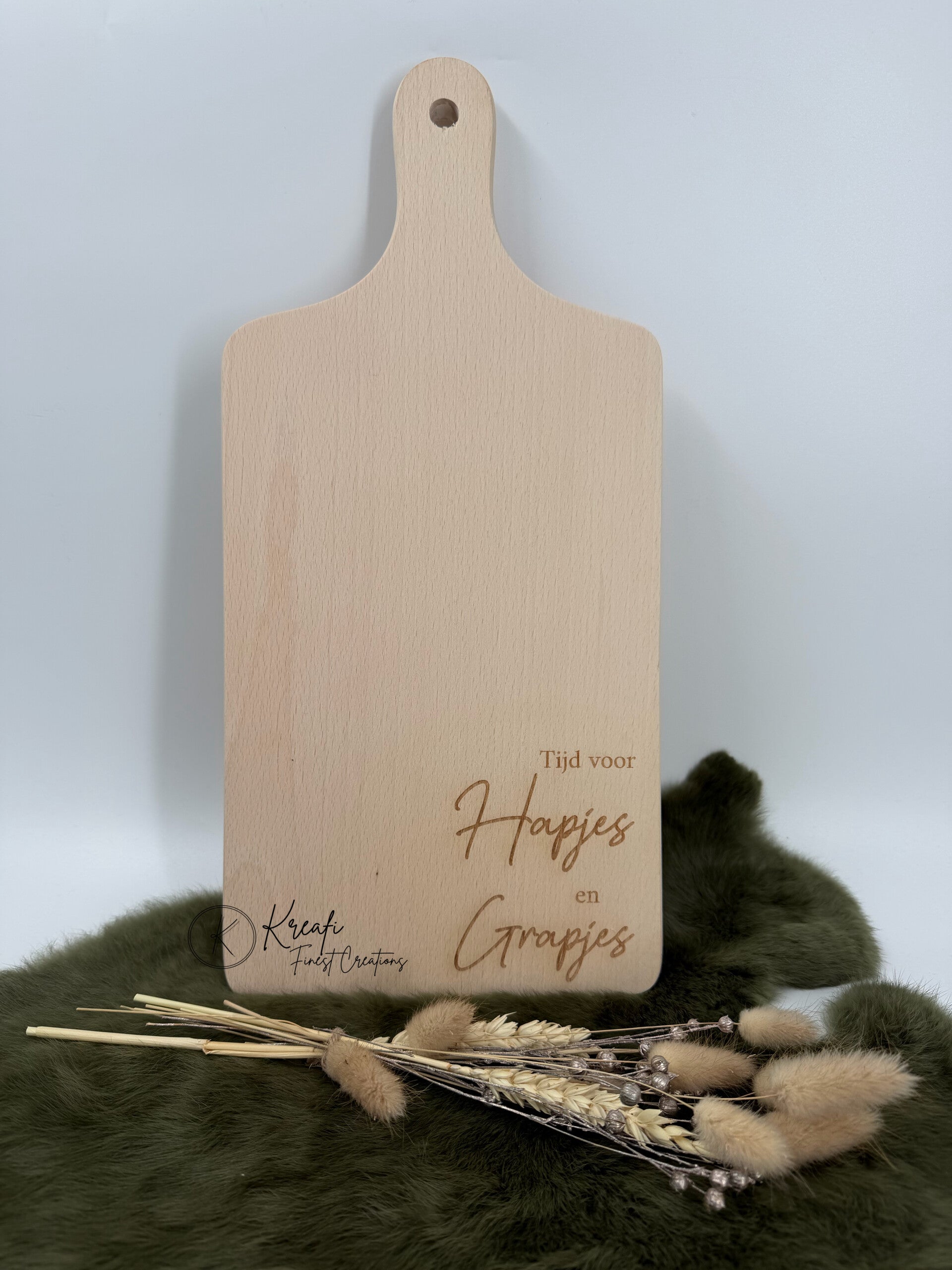 Grote broodplank Hapjes en Grapjes