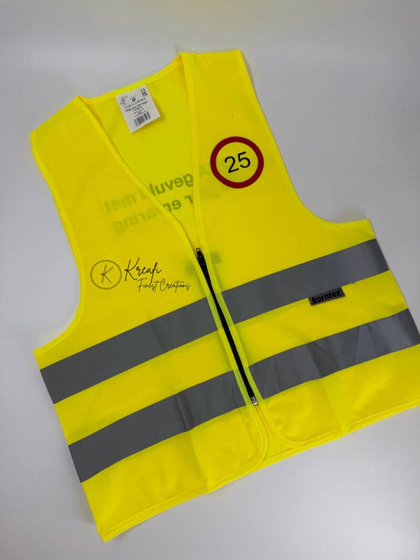 Fluohesje volwassene met ritssluiting