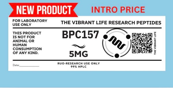 BPC157 5mg Lyophilized Powder