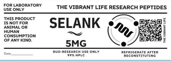 Selank 5mg Lyophylized Powder