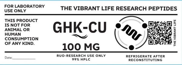 GHK-Cu 100mg Lyophylized Powder