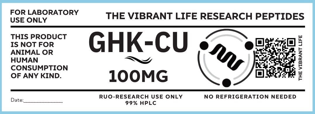 GHK-Cu 100mg Lyophilized Powder
