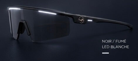 Noir / fumé / led blanche