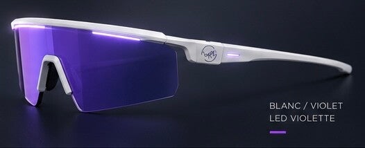 Blanc / violet / led violette