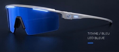 Titane / bleu / led bleu