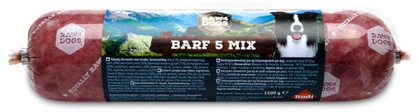 Raw4Dogs Barf 5 mix 1500 gram