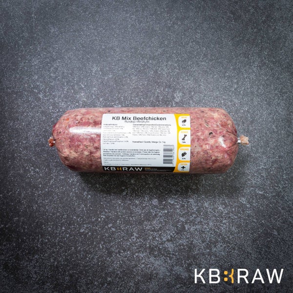 Kiezebrink Raw Rund/Kip doos 10x1kg (op bestelling)