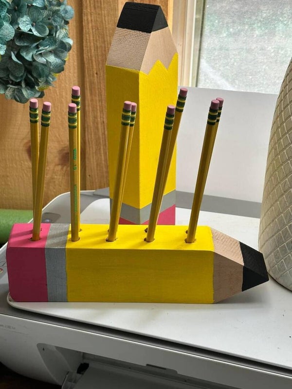 Wooden Pencil Holders