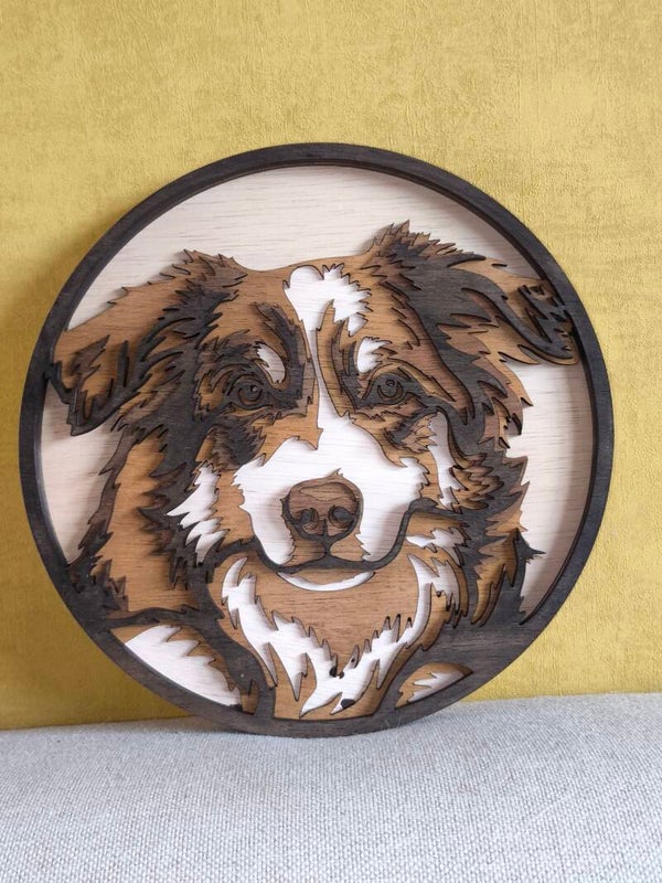 Meerlaags portret van uw hond!