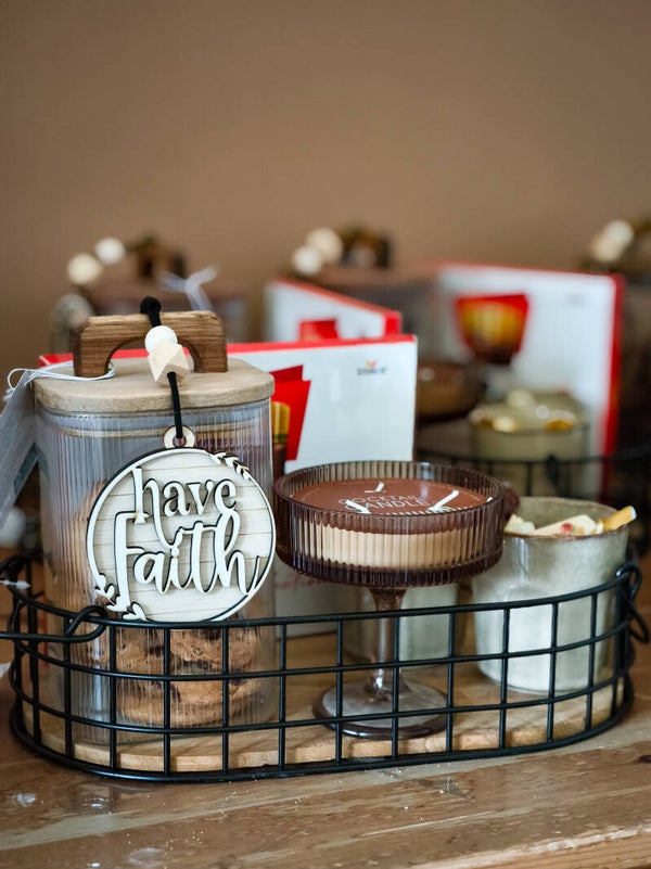 Christelijke houten decoratie hanger met hart