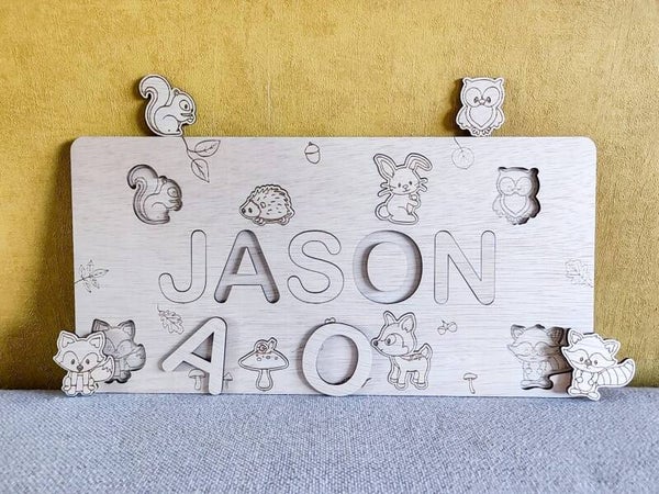 Gepersonaliseerde puzzel met eigen naam