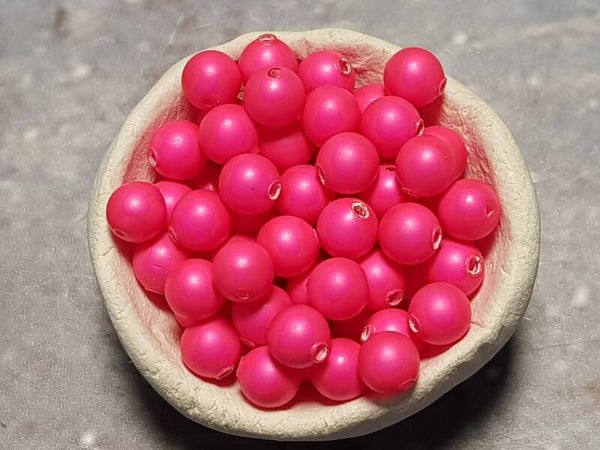 02. Swarovski Pearl 4mm Neon Pink/ 102 st