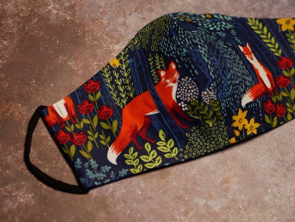 Handgemaakte mondmasker the forest 03