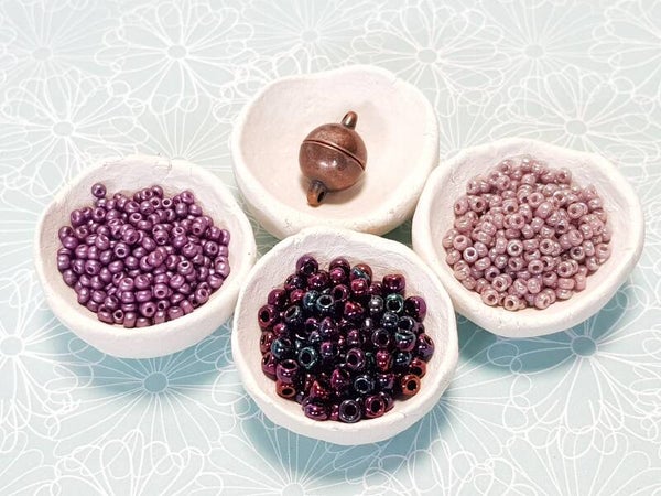 07. Pakketjes Peyote Dutch Spiraal met Rocailles Paars 02