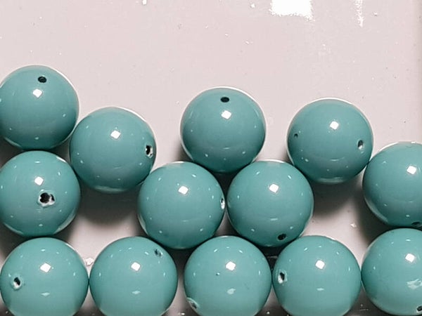 12. Swarovski Pearl 8mm Jade/ 16 st