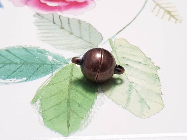 Magneetslot koperkleurig 10mm